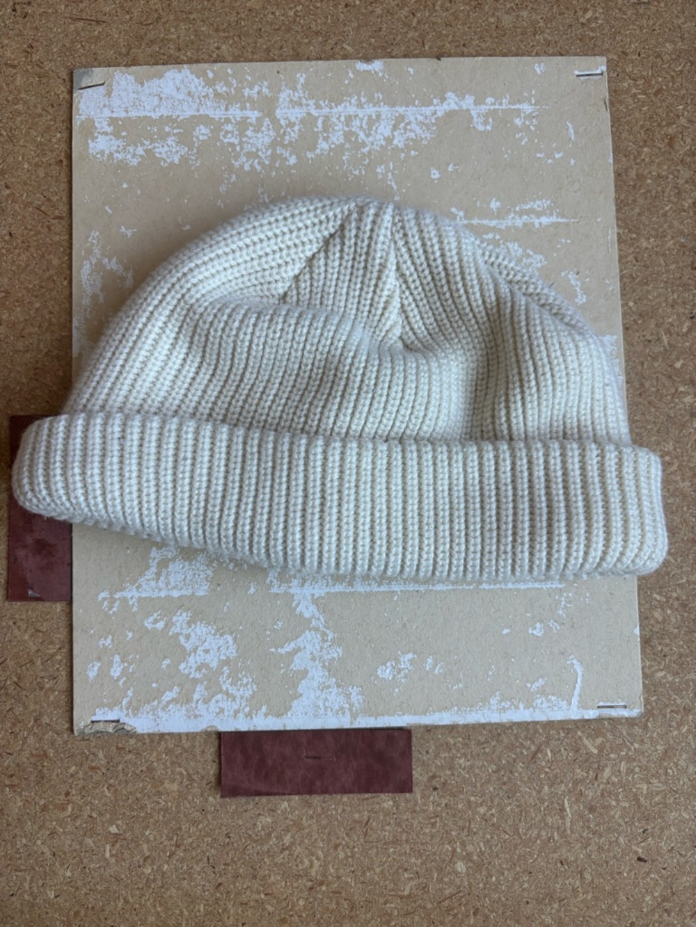 obey beanie - ivory